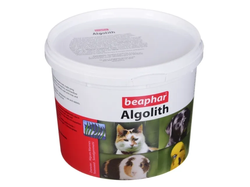 Beaphar Algolith, Kat (dyr)/hund, Pulver, Generelt sundhed, Kalium, Kalcium, Magnesium, Phosphorus, Natrium, Pot, 500 g