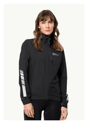 Veste Imperméable Jack Wolfskin Morobbia 2.5L Noir Femme