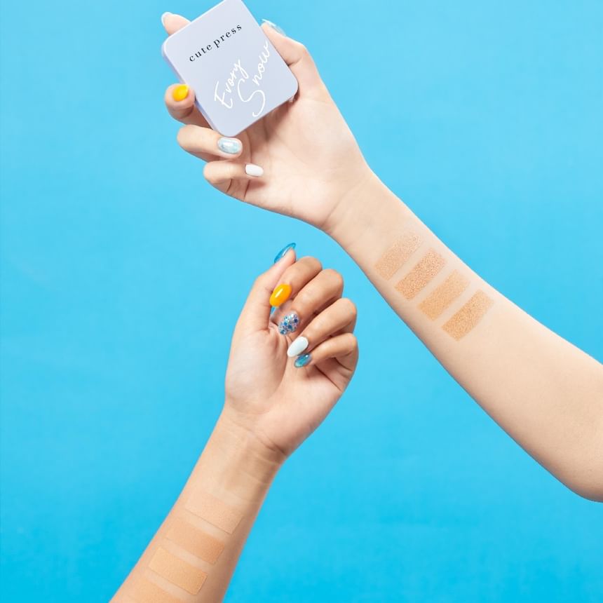 Cute Press - Evory Snow Whitening & Oil Control Foundation Poeder SPF 30 PA ++