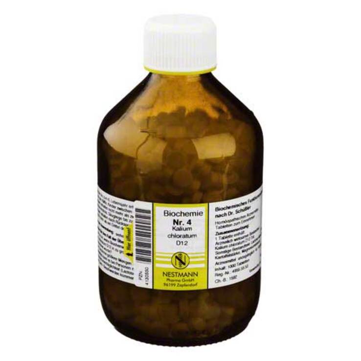 Biochemie 4 Kalium chloratum D 12 Tabletten, 1000 St