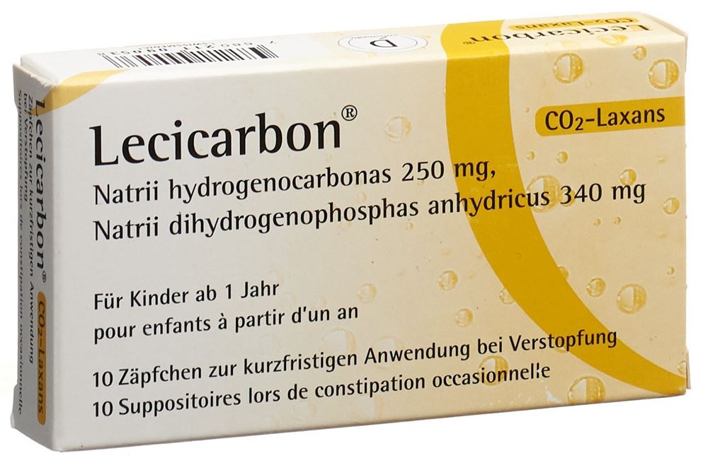 LECICARBON Supp Kind 10 Stk<br>10 Stück, Zäpfchen