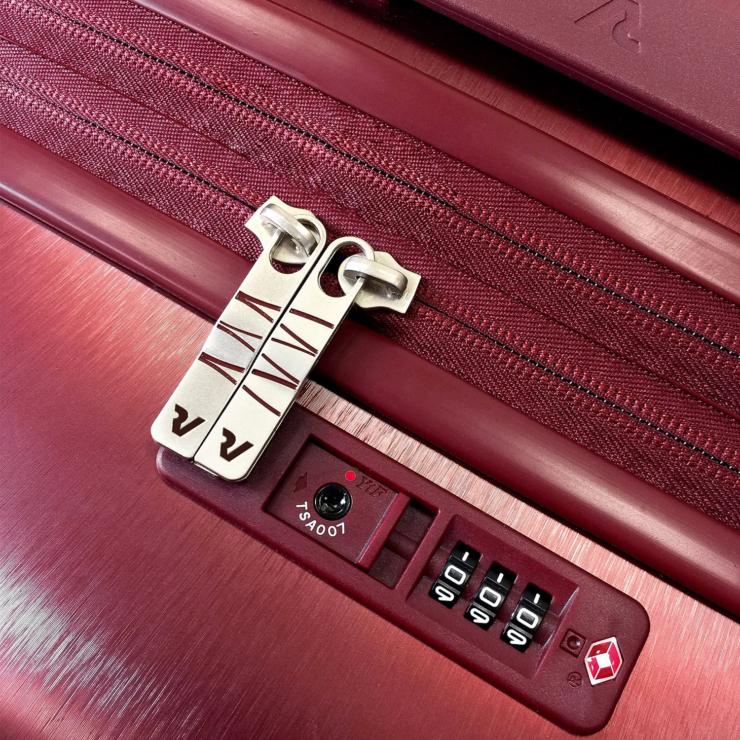 Roncato Stellar Large 4 Wiel Trolley Exp rosso scuro