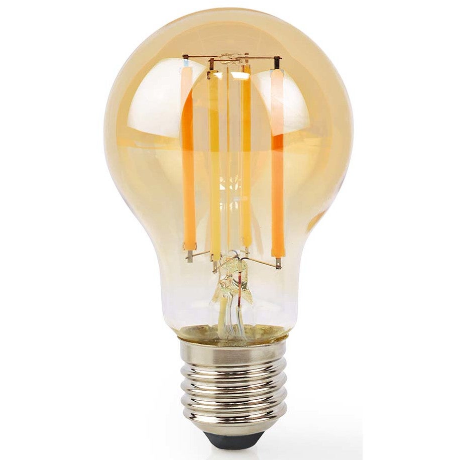 Nedis WIFILRF10A60 Smartlife LED Filamentlamp E27 WIFI 806 lm 7W warm wit