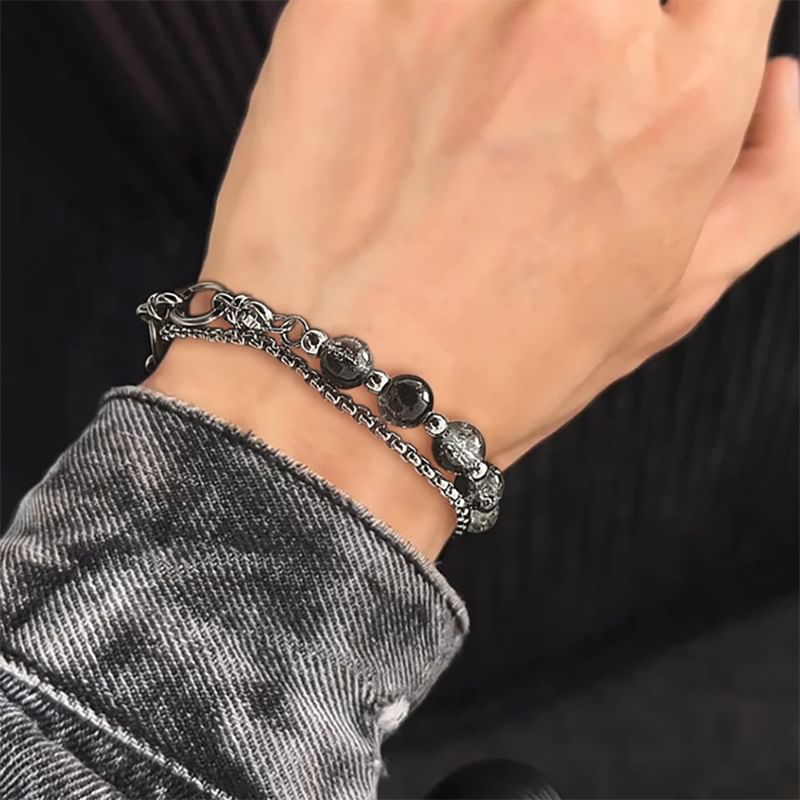 Lilafey - Kralenarmband