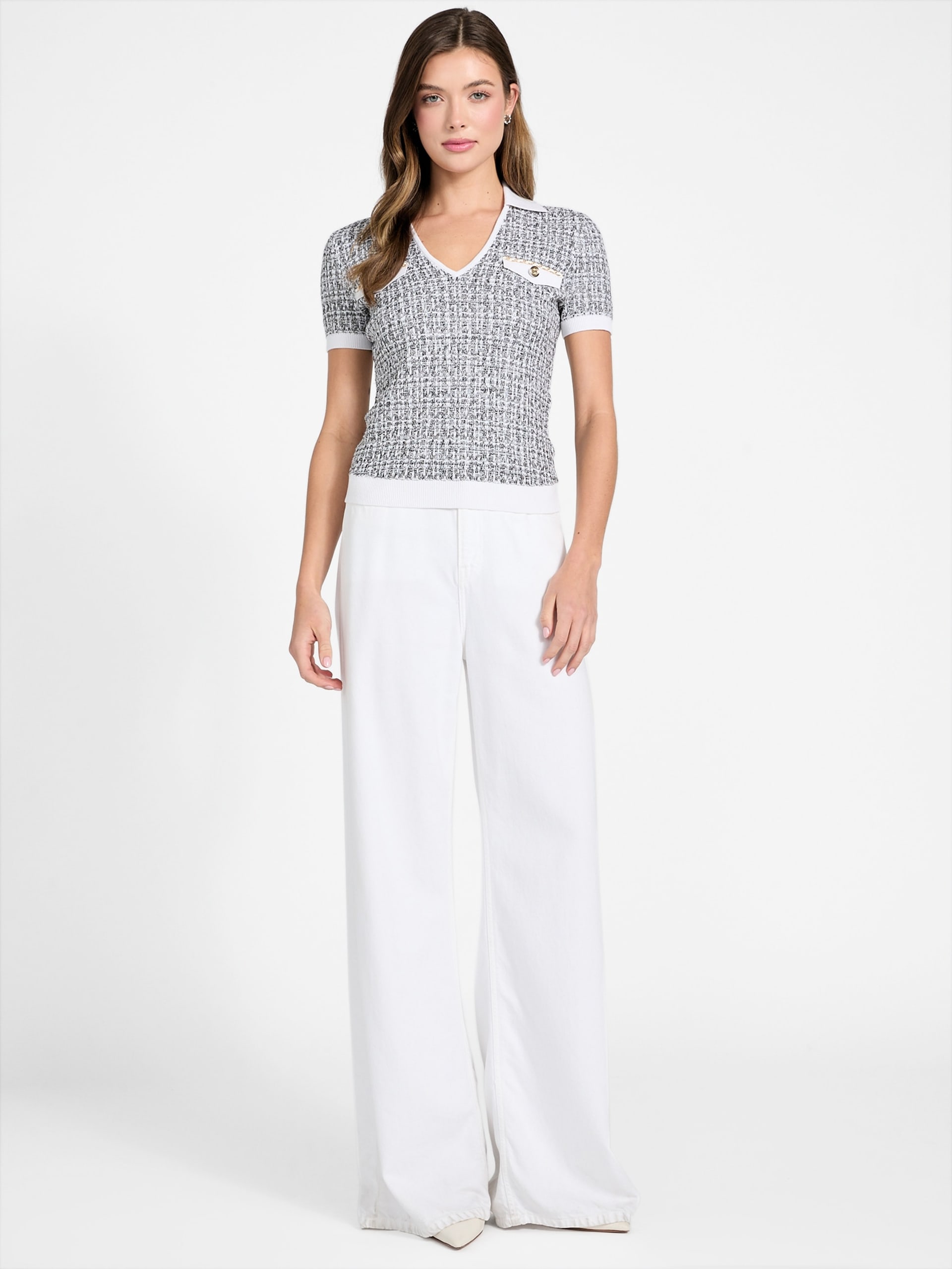 Suéter de tweed