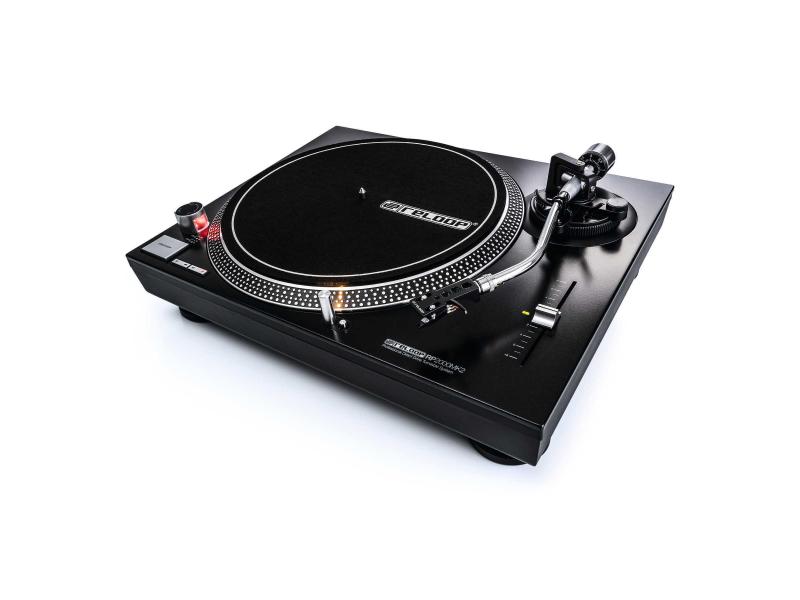 Reloop Plattenspieler RP-2000 MK2 Schwarz DJ-Plattenspieler mit quarzgesteuertem Direktantrieb