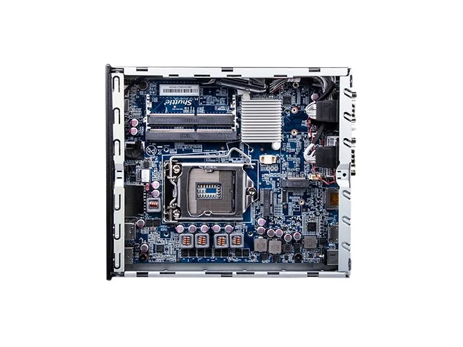 Shuttle XPC slim DH610 - Barebone - Slim-PC LGA1700 sokkel - Intel H610 - uden CPU - RAM 0 GB - Gigabit Ethernet, 2.5 Gigabit Ethernet - sort