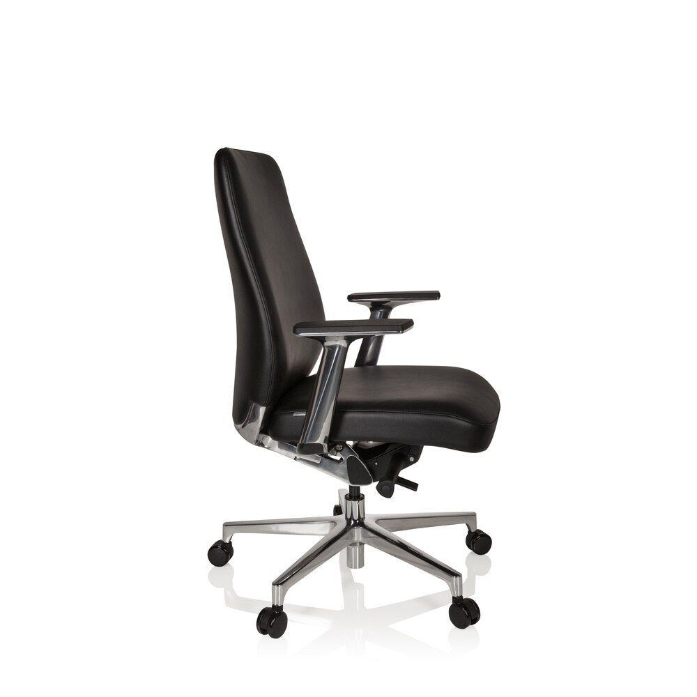 Luxus Chefsessel VERMONT Leder mit Armlehnen hjh OFFICE