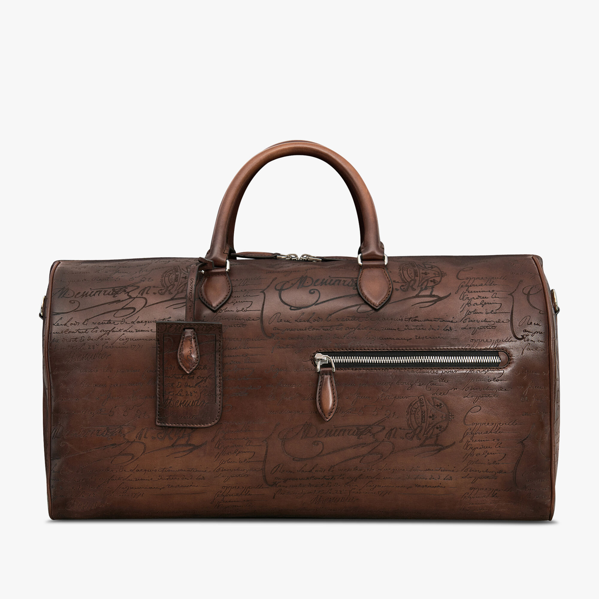 Sac de Voyage Jour Off Moyen Modèle En Cuir Scritto