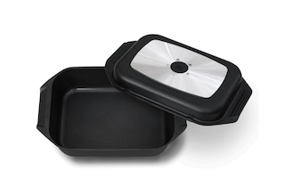 ELO Rechteckbräter KARREE 42x26 cm Aluguss schwarz