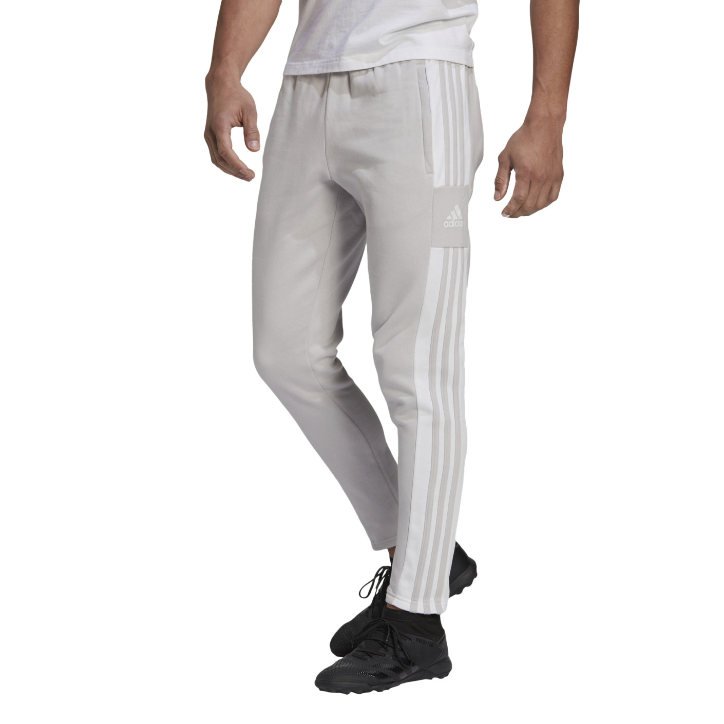 Adidas Squadra 21 Sweat Trainingsbroek Grijs Wit