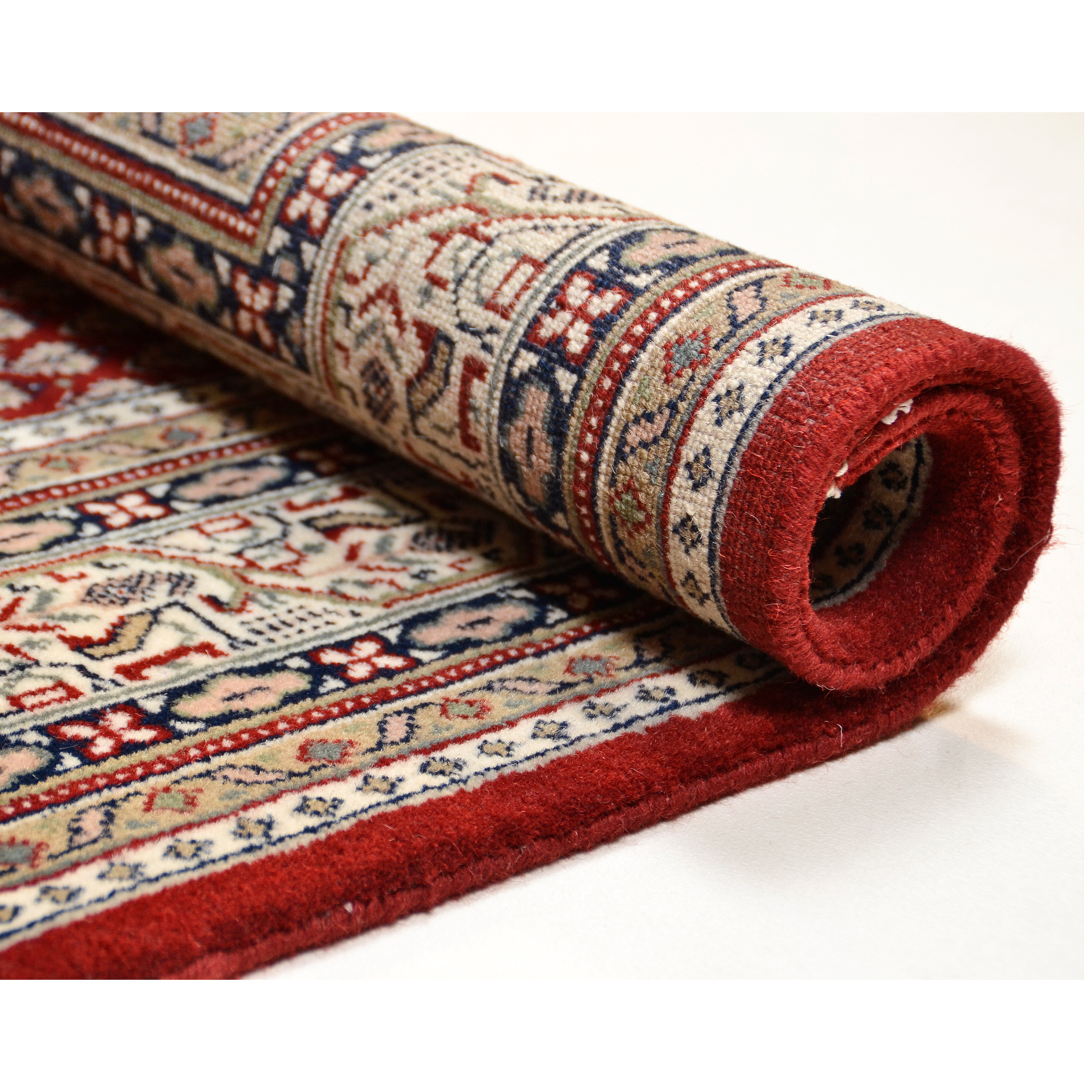 Orientteppich - rot-creme - 90x160 cm