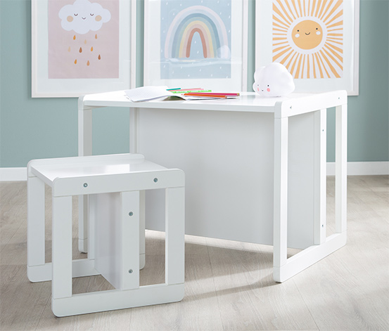 roba 3-in-1-Kindersitzgruppe, weiß