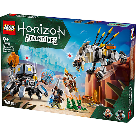 LEGO Horizon Aloy og Varl mod skjoldgænger og savtand 77037