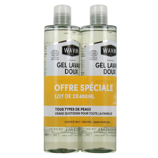 Base de gel lavant doux Waam - Visage, corps et cheveux