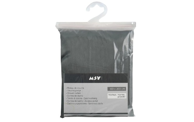 MSV Duschvorhang »Uni, Dunkelgrün«