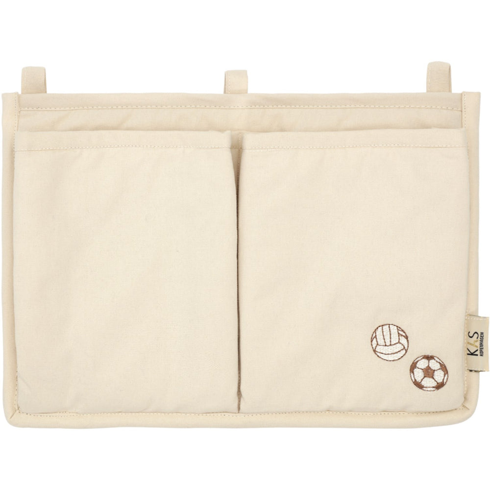 Køb KAS Kopenhagen Cream Soccer Embroidered Sengelomme