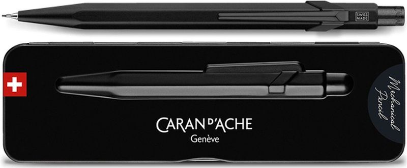 Caran d'Ache 844 Code Black Limited Edition Zwart Potlood