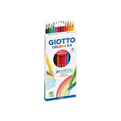 GIOTTO Colors 3.0 - 24 Crayons de couleur