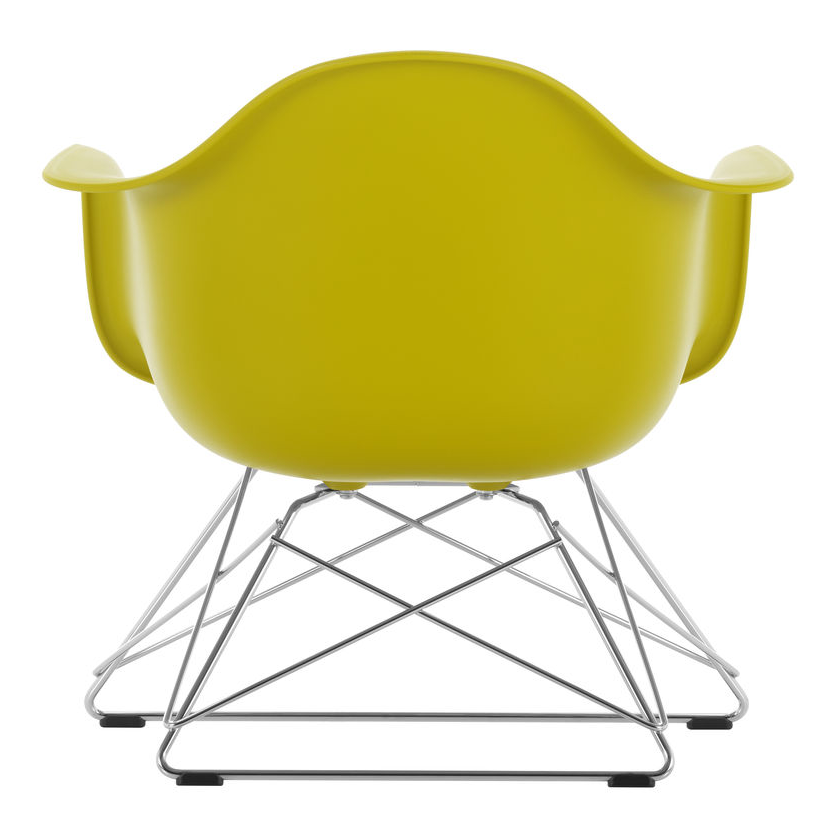 Fauteuil LAR RE chroom Mustard