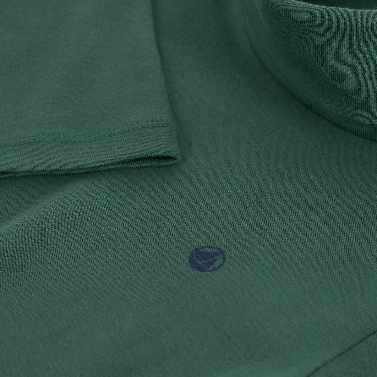 PETIT BATEAU<br>Gola alta de algodão