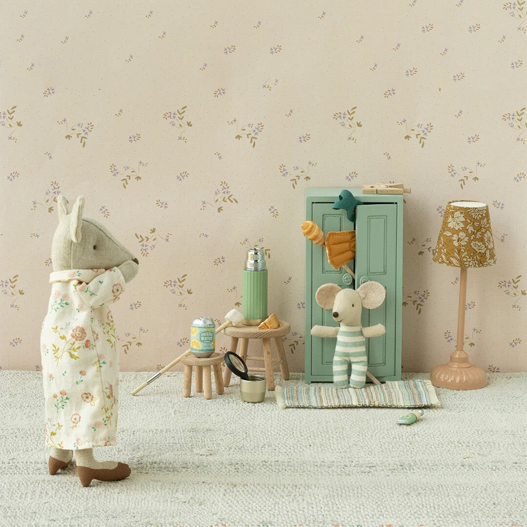 Maileg poppenhuis kast soft blue - 14 cm