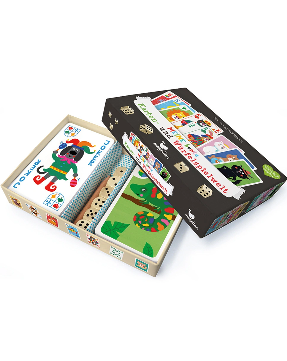Spielesammlung MEINE BUNTE KARTEN- UND WÜRFELSPIELWELT 120-teilig