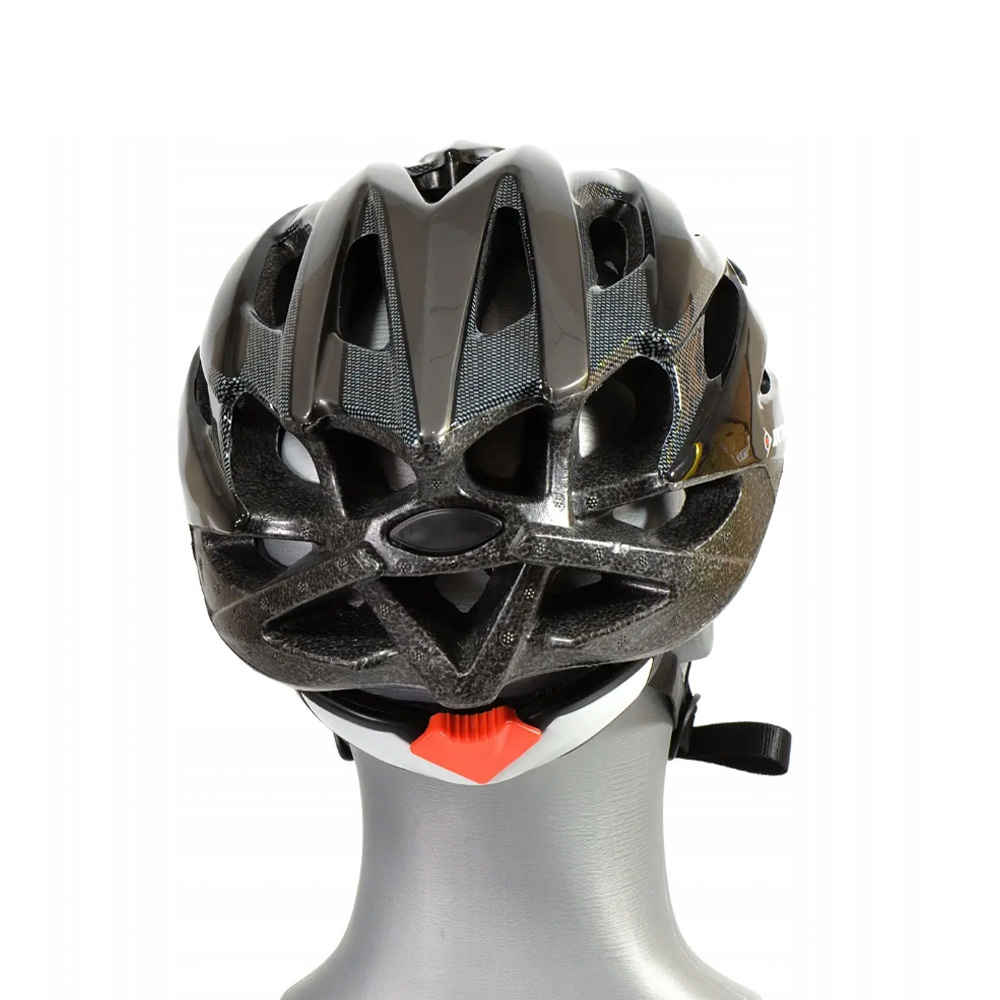 (Gr. M) MTB Verstellbarer Fahrrad Helm Velo Kopf Schutz mit Abnehmbarem Visier - Assortiert