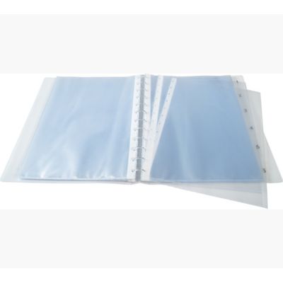 Exacompta Crystal - Protège document amovible à anneaux - 60 vues - A4