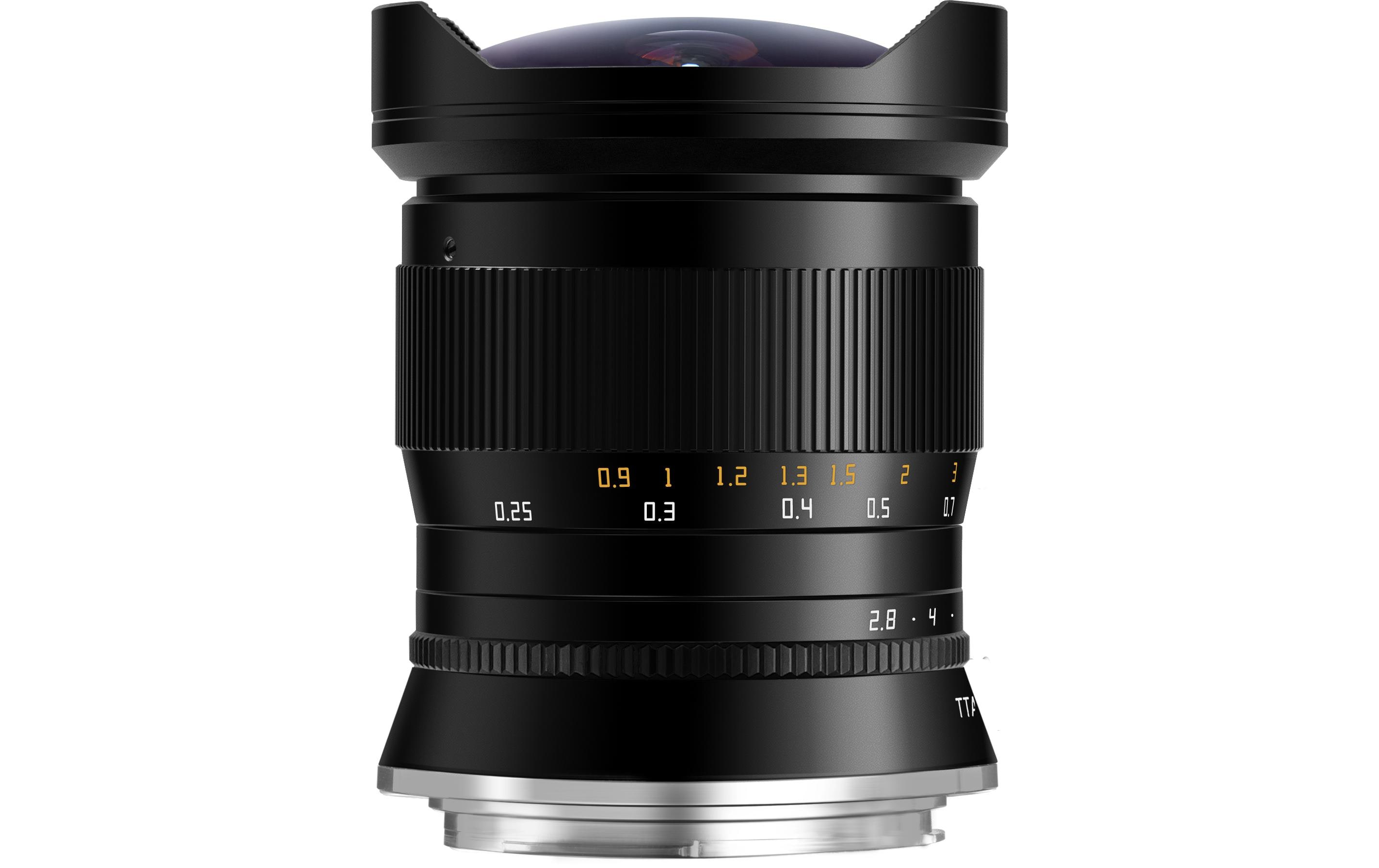 Festbrennweite 11mm F/2.8 – Canon EF<br>Fischaugenobjektiv mit grandiosem Weitwinkel-Sichtfeld