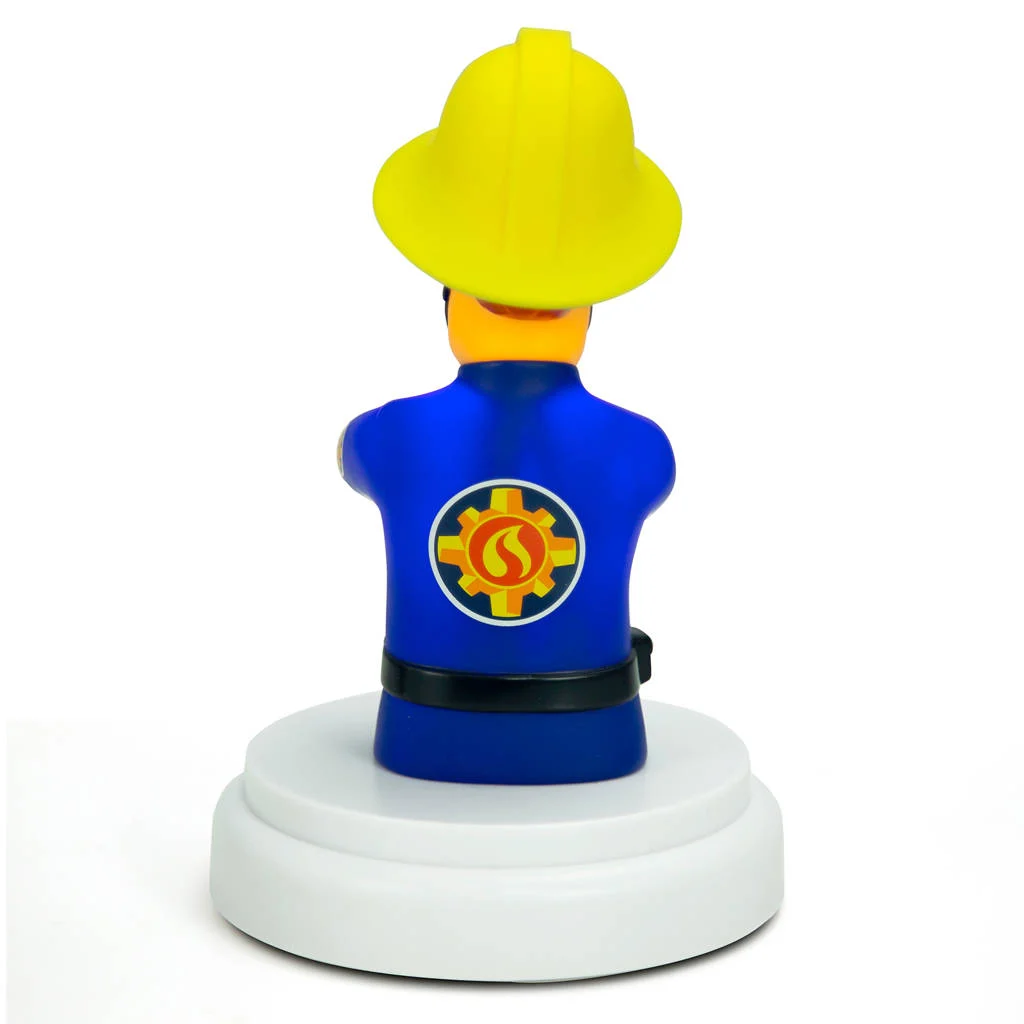 Heel leuk lampje!LED nachtlampje Brandweerman Sam