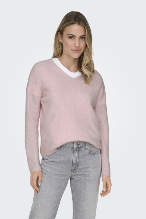 Only roze dames trui