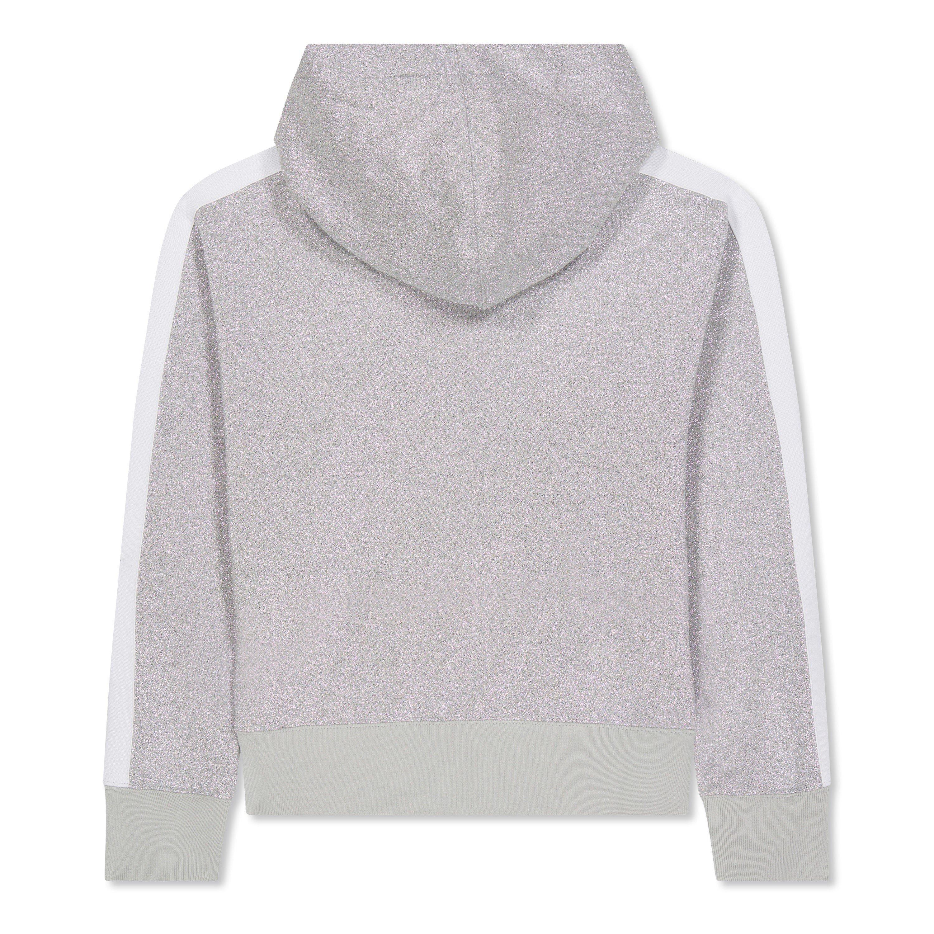 Palm Angels Embroidered Logo Stripe Hoodie Juniors