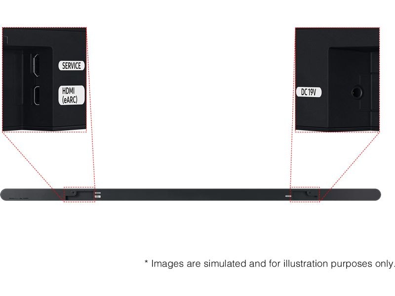Samsung Soundbar HW-S800D 3.1.2 Kanal Soundbar Premium Slim Soundbar Set