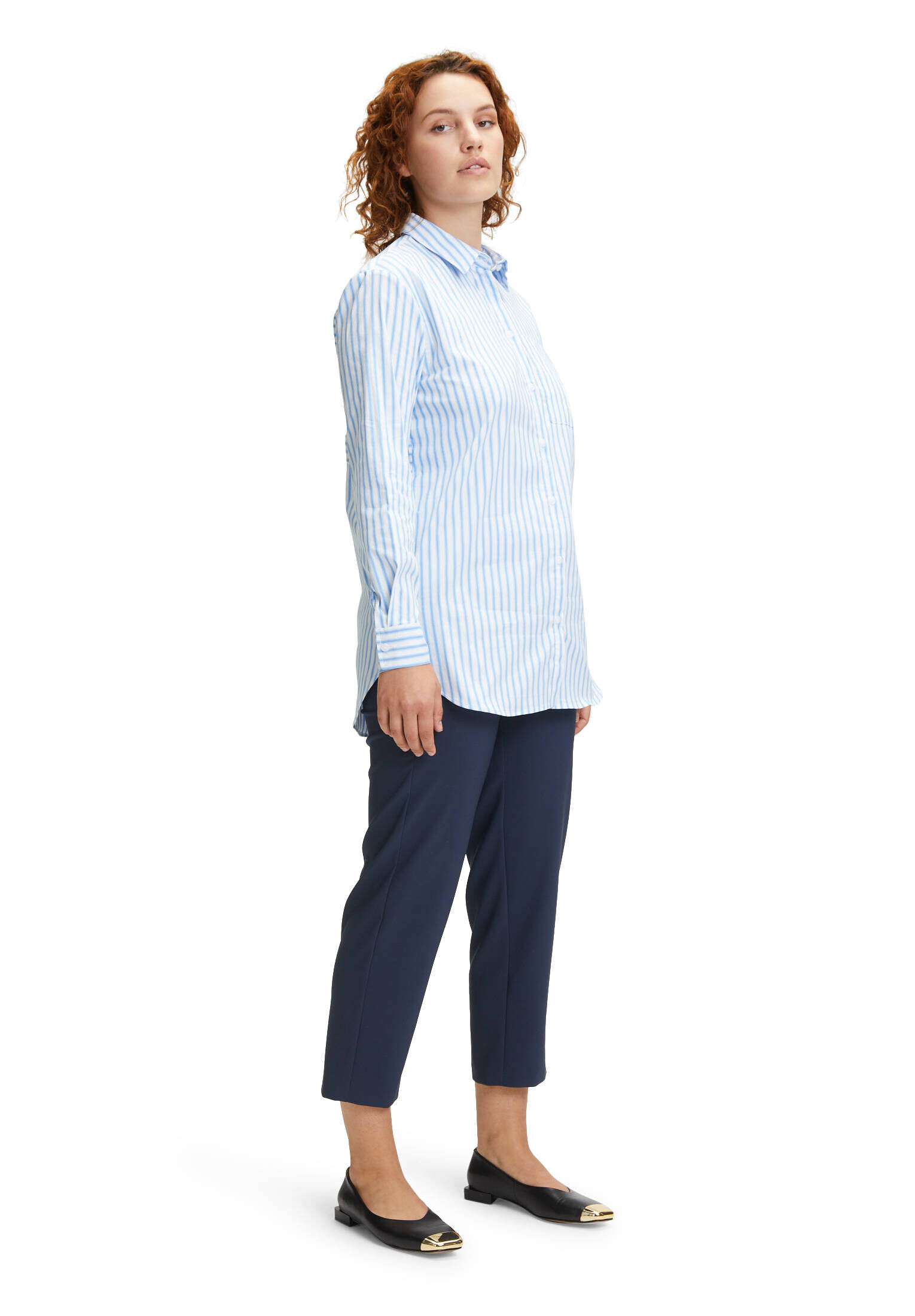 Betty & Co| Damen Longbluse mit Streifen