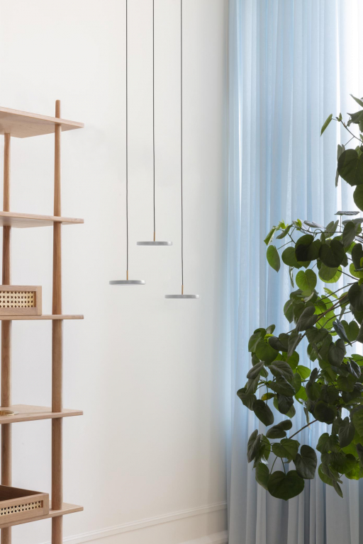 Umage Asteria Micro hanglamp LED Ø15 messing/antraciet