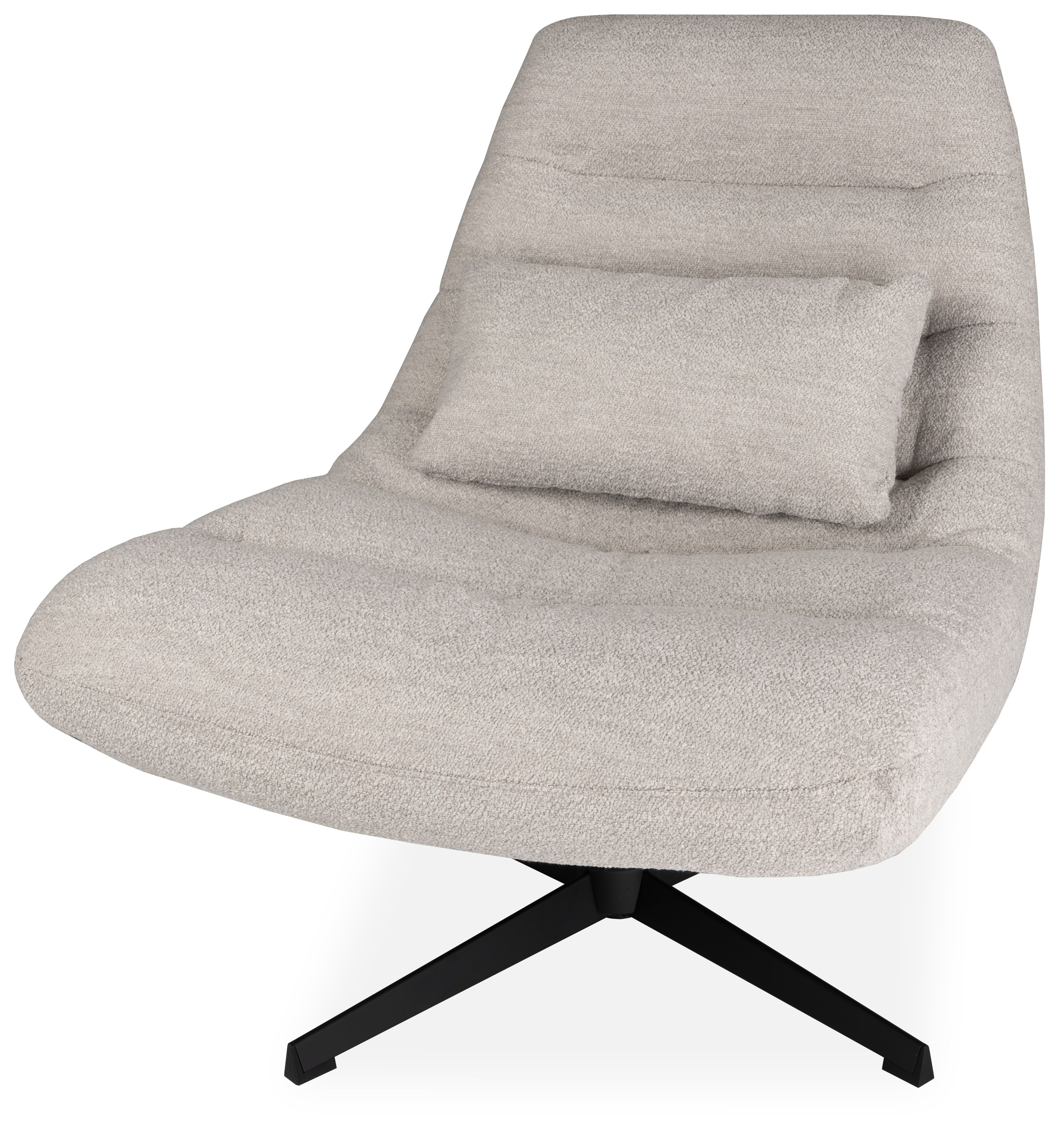 Draaifauteuil Naturel WX-67.000 Nox B77 x D62 x H53 cm