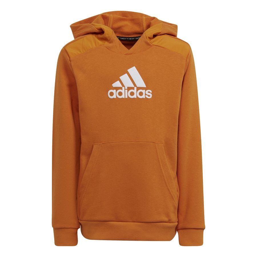 adidas Sweat à Capuche Badge of Sport - Orange/Blanc Enfant