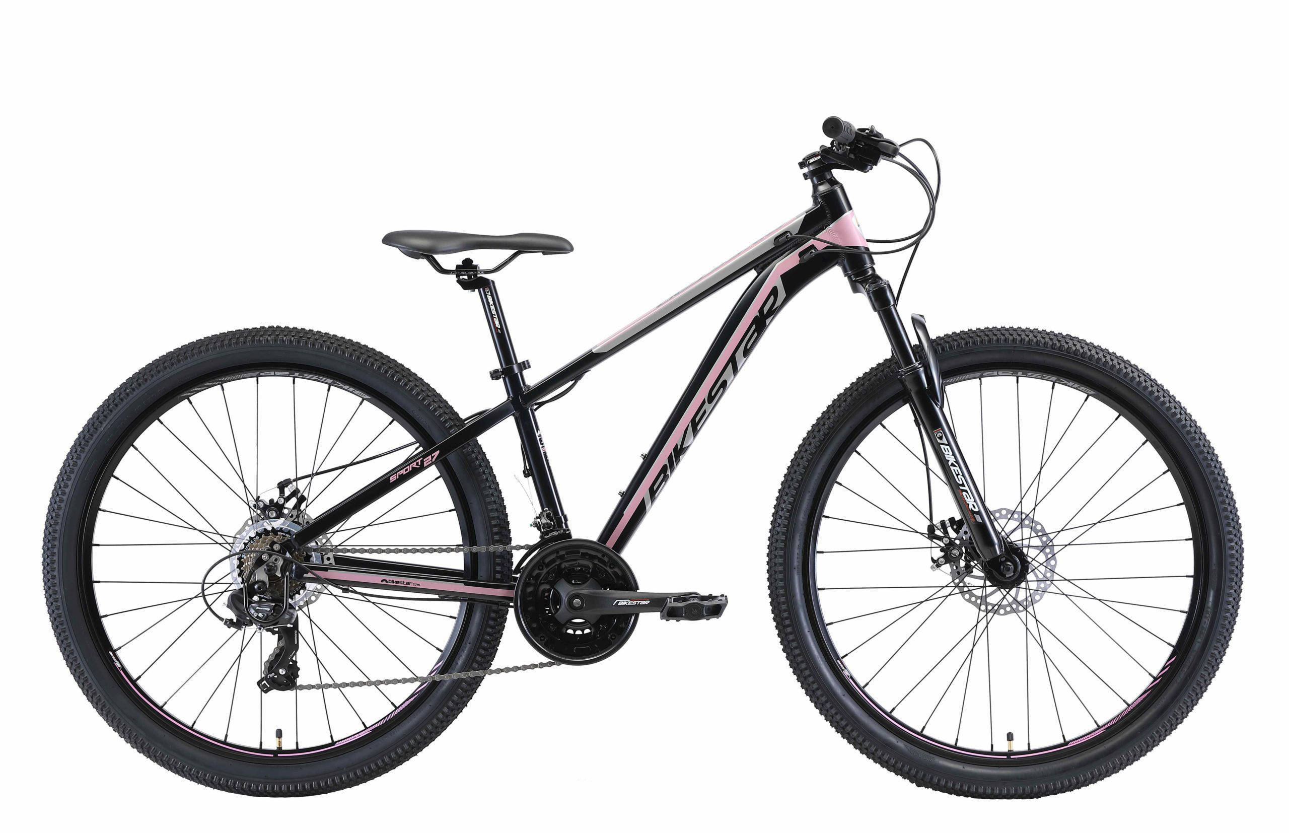 BikeStar hardtail MTB, Sport, 27.5 inch, 21 speed, blauw/roze