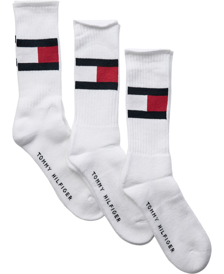 Tommy Hilfiger TH MEN SOCK 3P FLAG E Blå