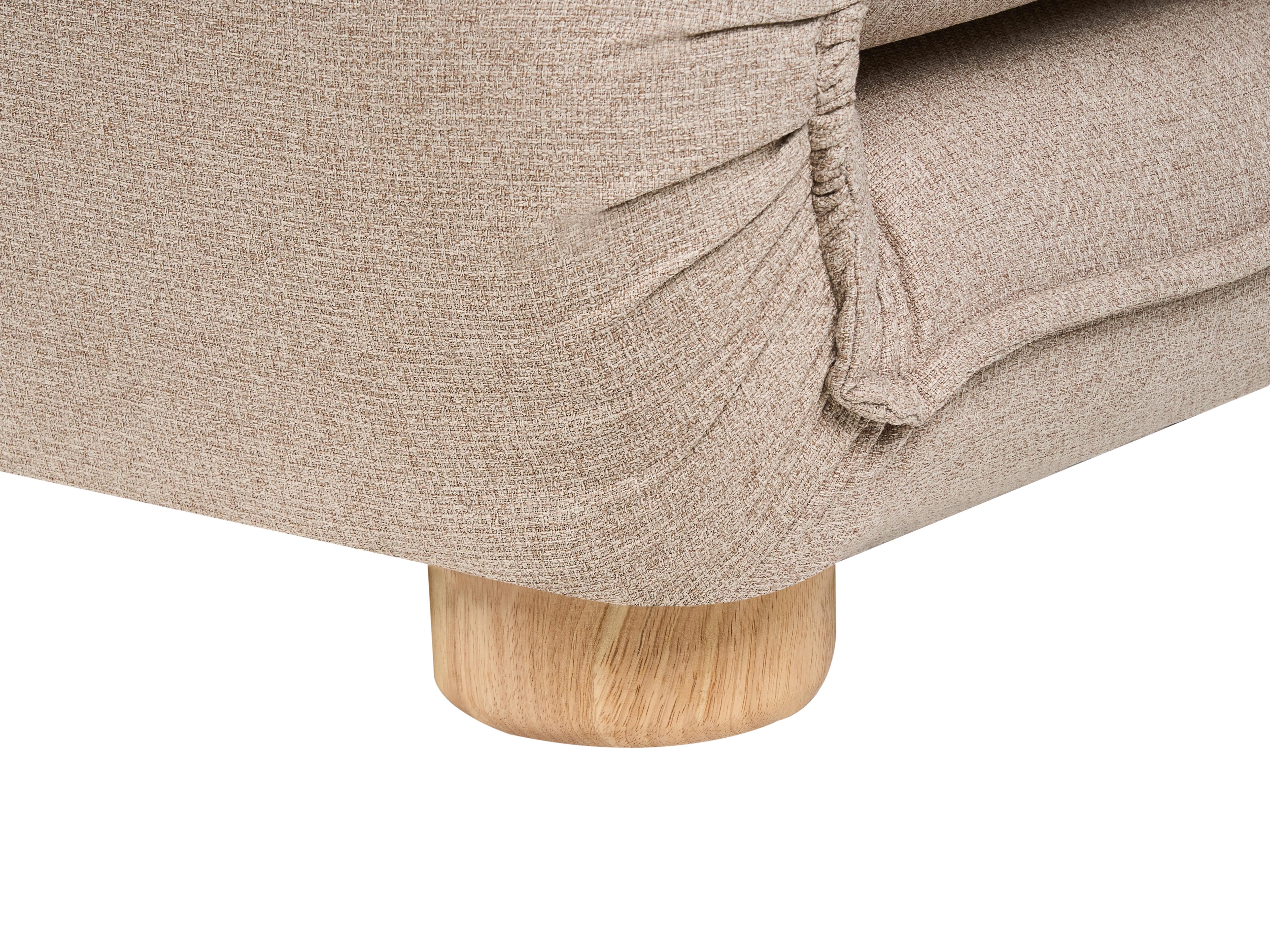 Slaapbank 2-zits ABISKO Kunstlinnen Beige
