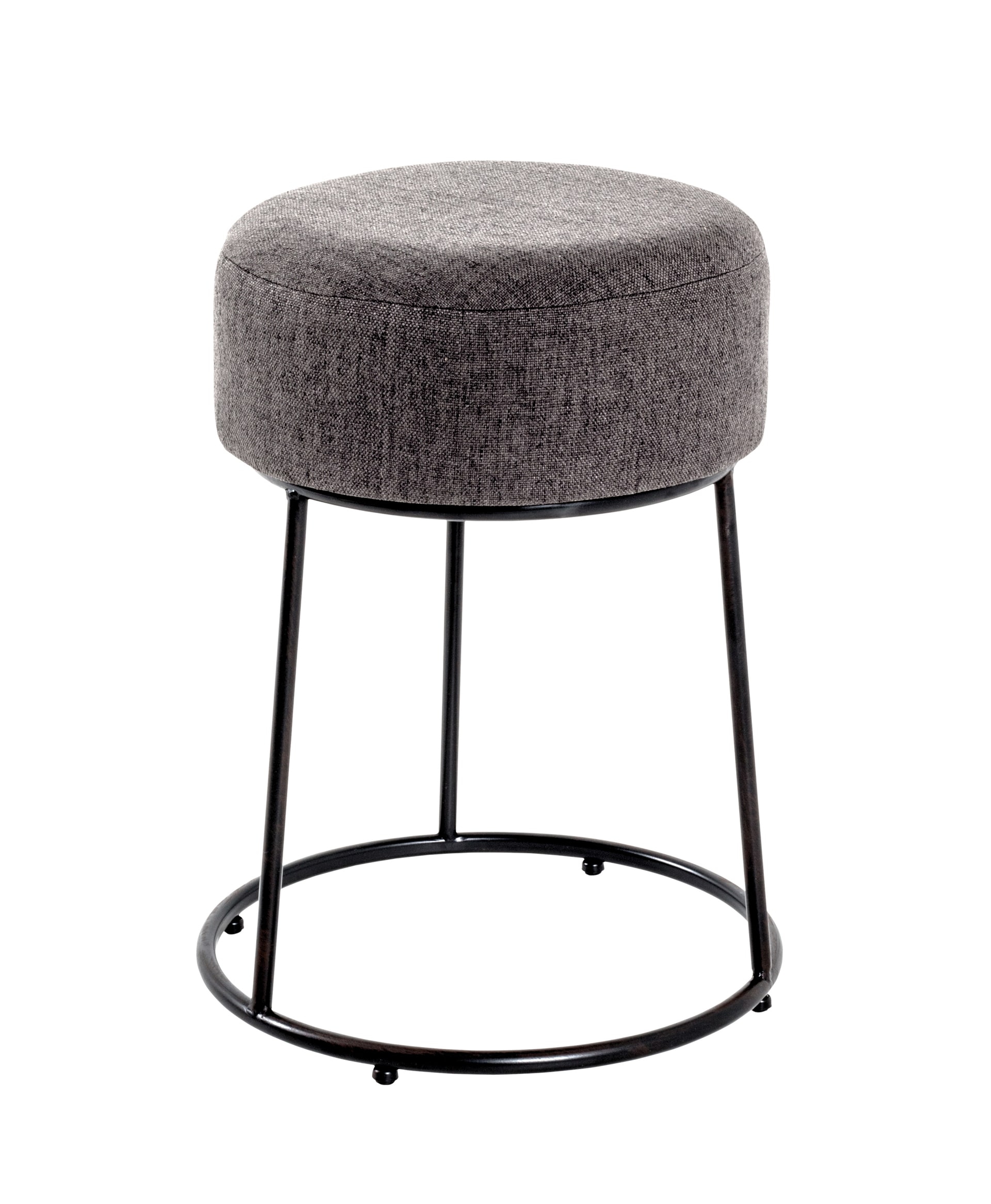 Hocker 30 x 30 cm anthrazit/schwarz