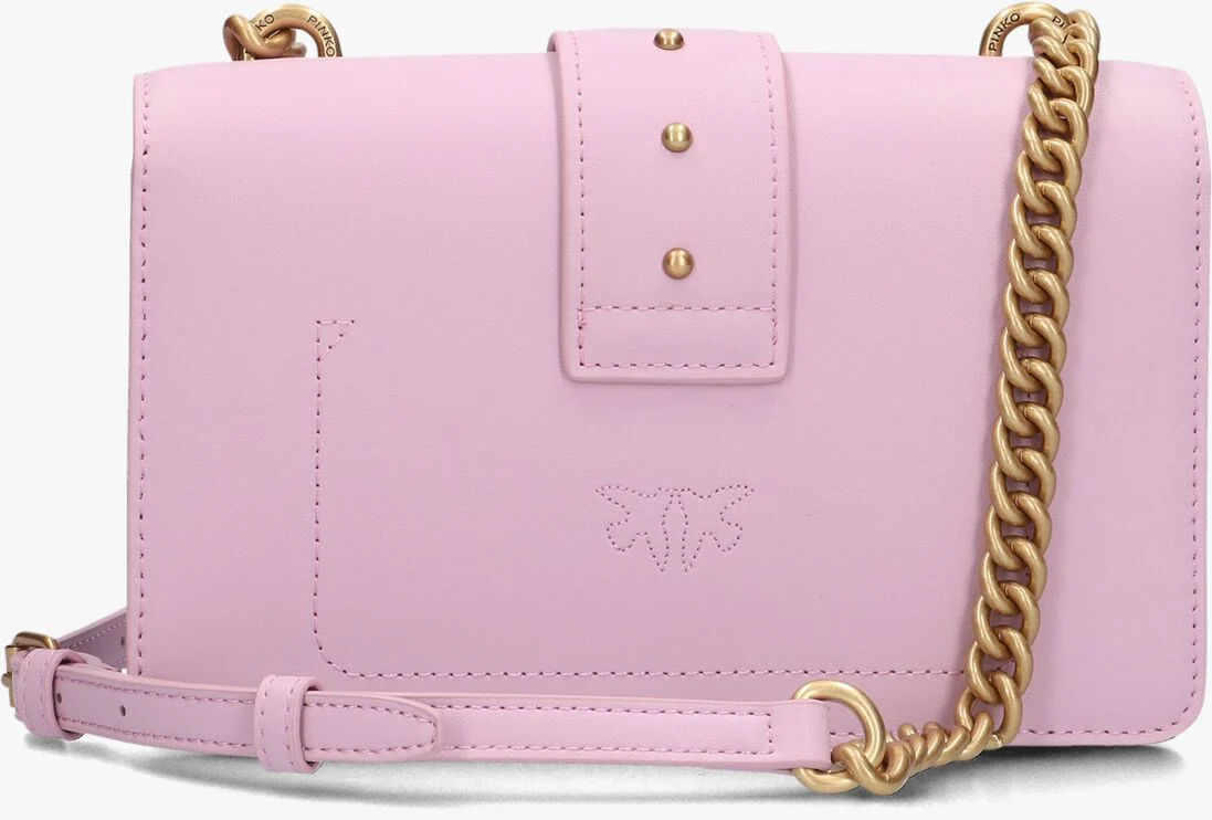 PINKO paarse pinko schoudertas love one mini cl
