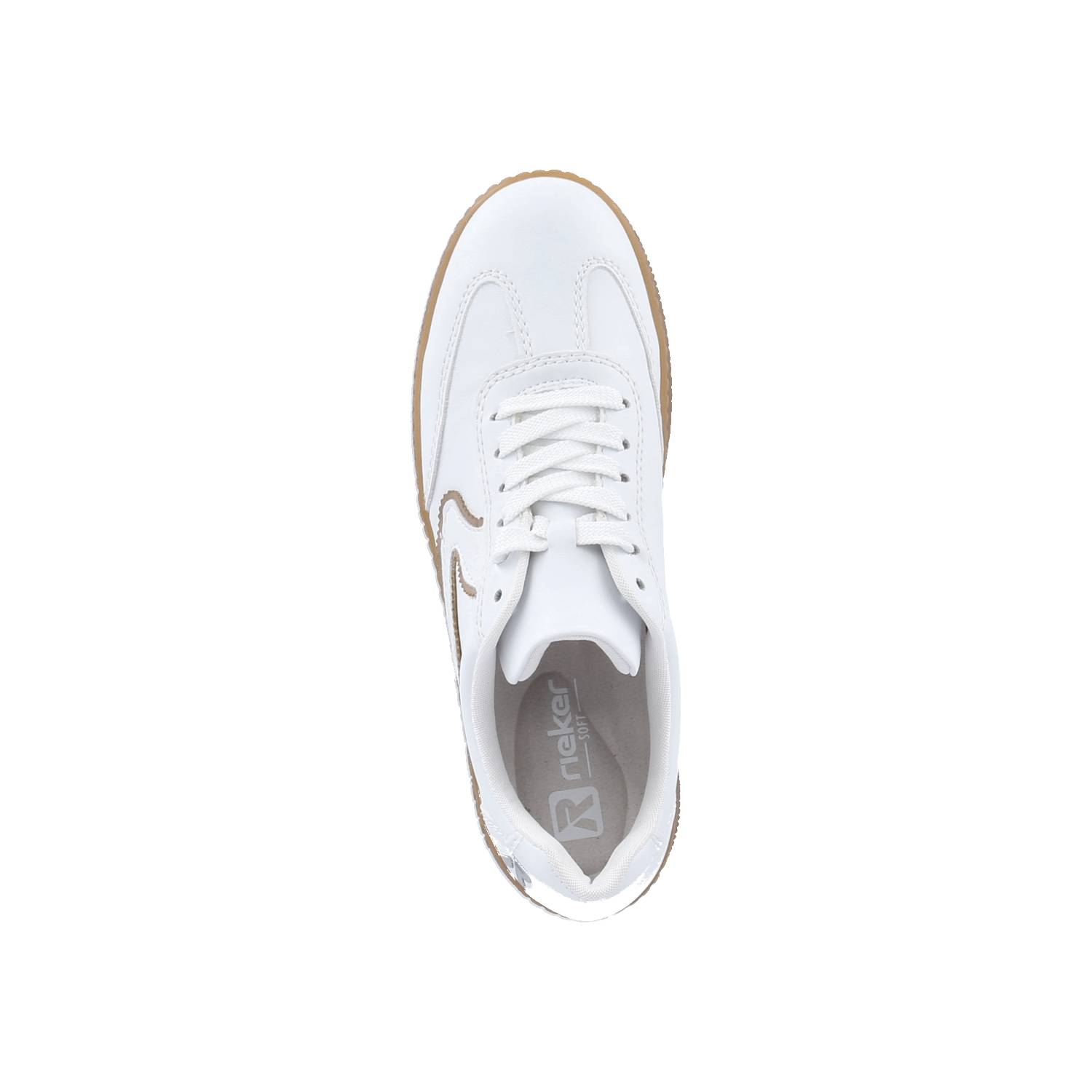 Rieker Low Sneaker - weiss/camel