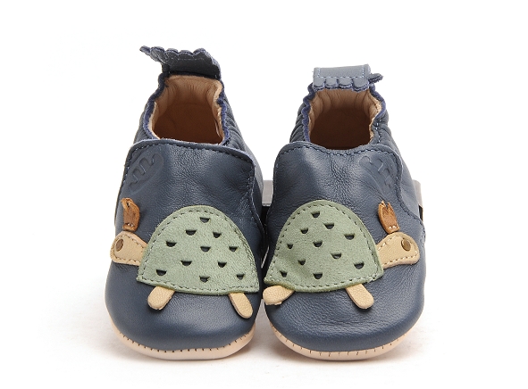 Easy peasy chaussons bebe my bluemoo tortue bleu