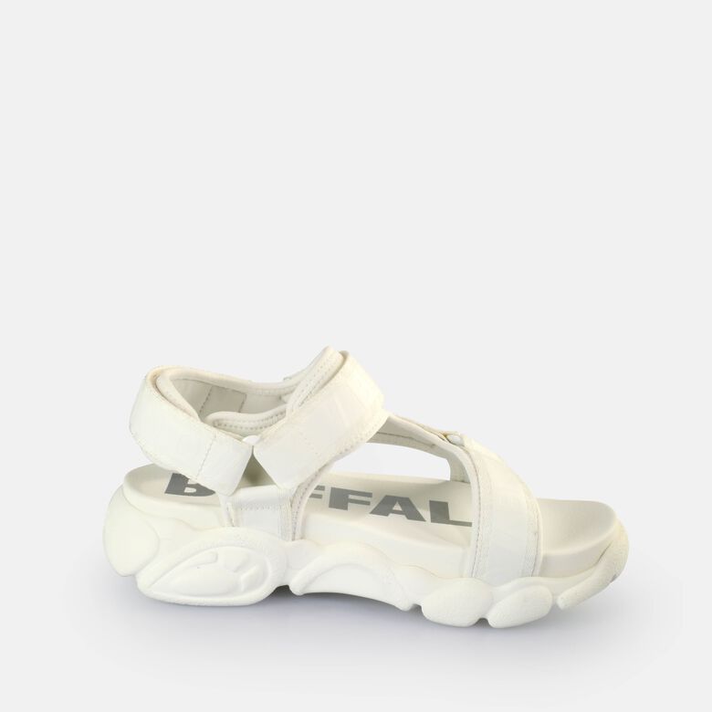 CLD Tec Sandales à plateforme véganes, blanc