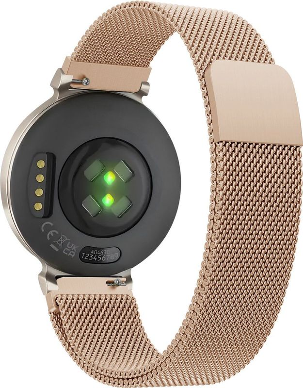 Bandz - Garmin Lily 2 - Milanese Loop Band - Rosé Goud