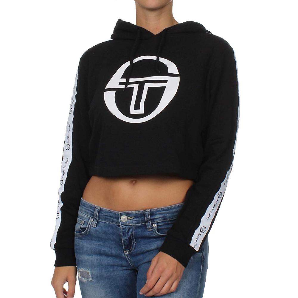 Sergio Tacchini Sweat Crop Noir Femme Sergio Tacchini Coran