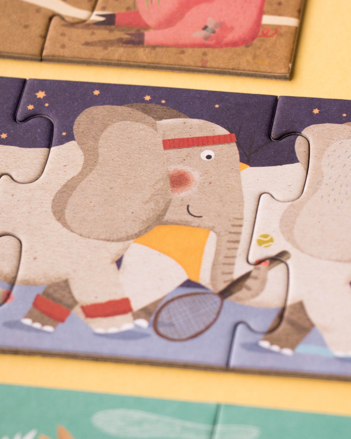 Puslespill og Tellelek – 10x Puslespill Barn 3år+ | 10 penguins puzzle NEW