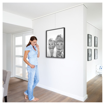 Artiteq Click Rail schilderij ophangsysteem compleet 2 meter aluminium